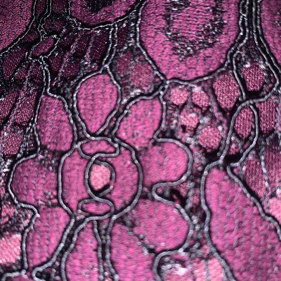 Sunday in Brooklyn Purple Lace Dress Size S / M - Picture 4 of 5